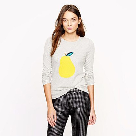 J Crew Pear Sweater - Picture 1 of 5